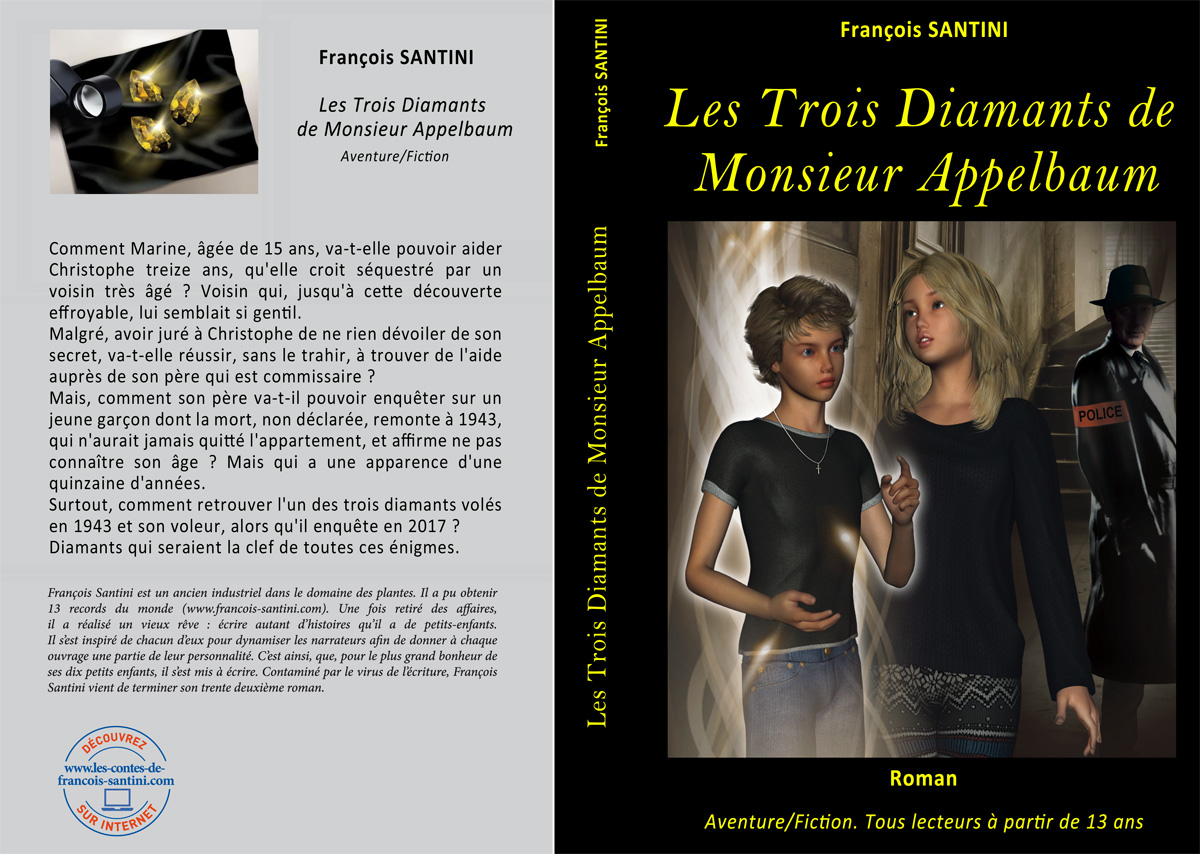 Les 3 diamants de Monsieur Appelbaum, livre adolescent, livre jeunesse, roman jeunesse, roman fantastique, livre fantastique, aventure fantastique jeunesse, livre ado fantastique, roman fantastique jeunesse, roman science-fiction, science-fiction jeunesse